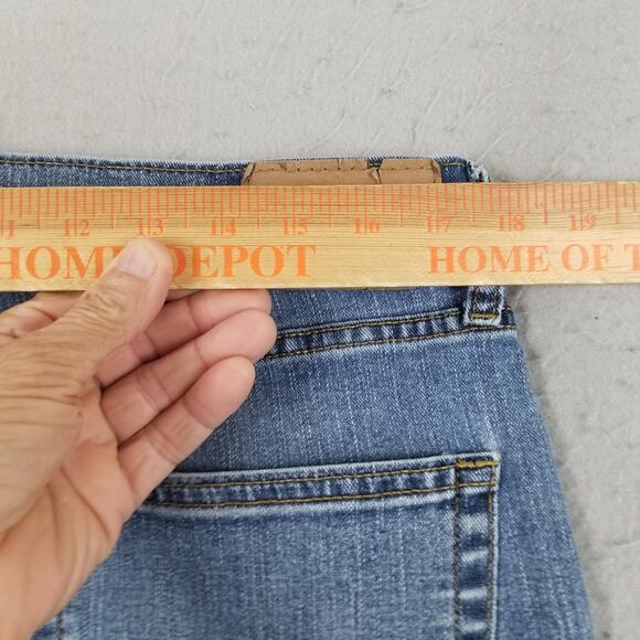 Levi Strauss Signature S51 Straight Jeans Mens 36x30 Blue Denim Stretch Classic - Picture 9 of 15